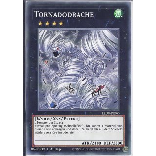 Yu-Gi-Oh! LED8-DE055 Tornadodrache 1.Auflage Common
