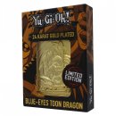 Yu-Gi-Oh! Blue-Eyes Toon Dragon 24 Karat Gold Plated Card...