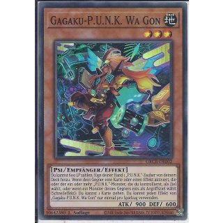 Yu-Gi-Oh! - GRCR-DE002 - Gagaku-P.U.N.K. Wa Gon - 1.Auflage - DE - Super Rare
