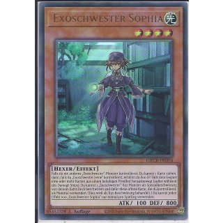 Yu-Gi-Oh! - GRCR-DE016 - Exoschwester Sophia - 1.Auflage - DE - Ultra Rare