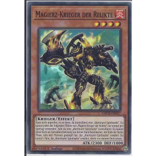 Yu-Gi-Oh! - GRCR-DE027 - Magierz-Krieger der Relikte - 1.Auflage - DE - Super Rare