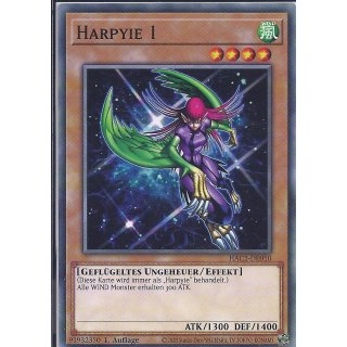 Yu-Gi-Oh! HAC1-DE010 Harpyie 1 1.Auflage Common