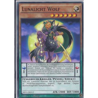 Yu-Gi-Oh! SHVI-DE012 Lunalicht Wolf 1.Auflage Common