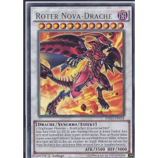 Yu-Gi-Oh! HSRD-DE024 Roter Nova-Drache 1.Auflage Rare