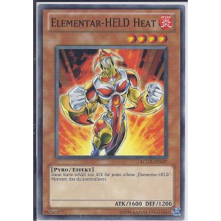 Yu-Gi-Oh! - LCGX-DE037 - Elementar-HELD Heat - Unlimitiert - DE - Common