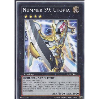 Yu-Gi-Oh! SP13-DE021 Nummer 39: Utopia 1.Auflage Common