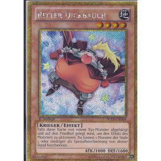 Yu-Gi-Oh! PGLD-DE004 Ritter Dickbauch 1.Auflage Gold Secret Rare