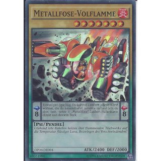 Yu-Gi-Oh! OP04-DE004 Metallfose-Volflamme Unlimitiert Super Rare