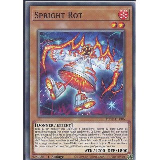 Yu-Gi-Oh! POTE-DE006 Spright Rot 1.Auflage Common
