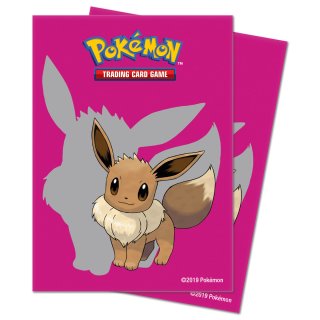 65x Pokemon Evoli / Eevee 2019 Card Sleeves Ultra Pro / Karten Hüllen Neu/OVP