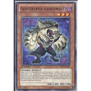 Yu-Gi-Oh! PRIO-DE023 Geistertrick-Kriegswolf 1.Auflage common