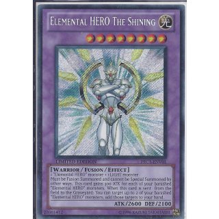 Yu-Gi-Oh! PRC1-ENV01 Elemental HERO The Shining 1.Auflage Secret Rare