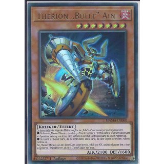 Yu-Gi-Oh! MAMA-DE060 Therion „Bulle“ Ain 1.Auflage Ultra Rare