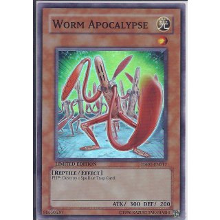Yu-Gi-Oh! HA01-EN017 Worm Apocalypse Limited Edition Super Rare