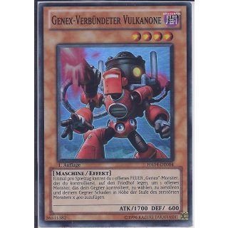 Yu-Gi-Oh! HA04-DE004 Genex-Verbündeter Vulkanone 1.Auflage Super Rare