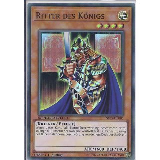 Yu-Gi-Oh! SBLS-DE005 Ritter des Königs 1.Auflage Super Rare