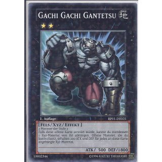 Yu-Gi-Oh! BP01-DE025 Gachi Gachi Gantetsu 1.Auflage Starfoil Rare