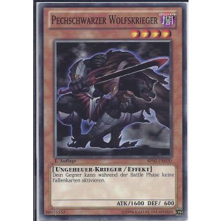 Yu-Gi-Oh! BP02-DE030 Pechschwarzer Wolfskrieger 1.Auflage Common