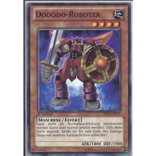 Yu-Gi-Oh! BP02-DE118 Dododo-Roboter 1.Auflage Common