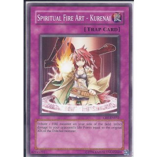 Yu-Gi-Oh! CRV-EN052- Spiritual Fire Art – Kurenai Unlimitiert Common