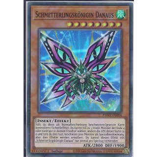 Yu-Gi-Oh! PHHY-DE094 Schmetterlingskönigin Danaus 1.Auflage Super Rare