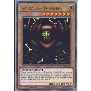 Yu-Gi-Oh! MAZE-DE032 Sanga des Donners 1.Auflage Rare