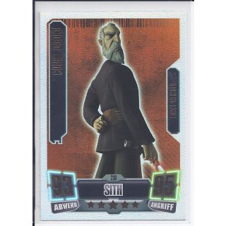 Star Wars Force Attax Serie 2 Count Dooku 238 NM Force Meister