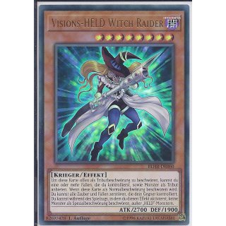 Yu-Gi-Oh! - BLHR-DE060 - Visions-HELD Witch Raider - Deutsch - 1.Auflage - Ultra Rare