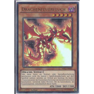 Yu-Gi-Oh! - MIL1-DE002 - Drachenfeuerfluch - 1.Auflage - DE - Ultra Rare