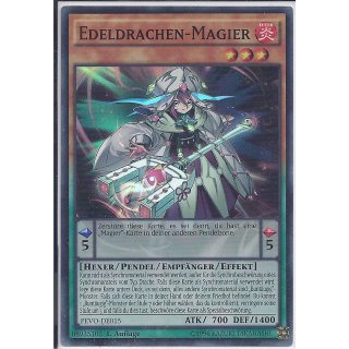 Yu-Gi-Oh! - PEVO-DE015 - Edeldrachen Magier - 1.Auflage - DE - Super Rare