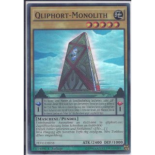 Yu-Gi-Oh! - PEVO-DE058 - Qliphort Monolith - 1.Auflage - DE - Super Rare