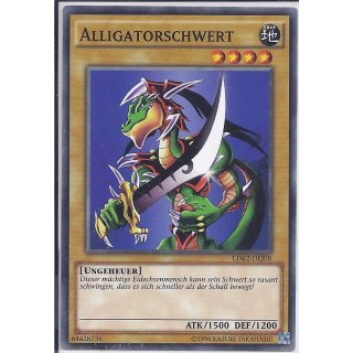 Yu-Gi-Oh! - LDK2-DEJ08 - Alligatorschwert  - Unlimitiert - DE - Common