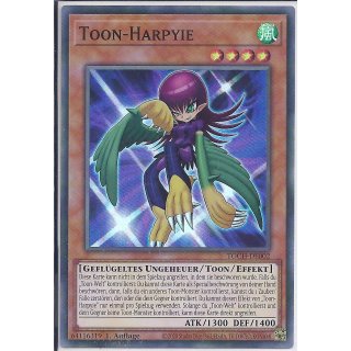 Yu-Gi-Oh! - TOCH-DE002 - Toon Harpyie  - 1.Auflage - DE - Super Rare
