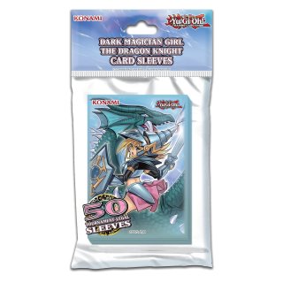 50x Yu-Gi-Oh Dark Magician Girl the Dragon Knight Sleeves / Kartenhüllen Neu/OVP