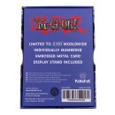 Yu-Gi-Oh! Fanattik Metal Card Metall Karte Barren Blue...