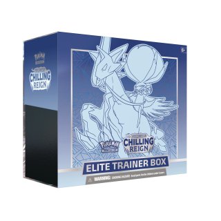 Pokemon Top (Elite) Trainer Box Blau Chilling Reign Englisch Sonderpreis NEU/OVP