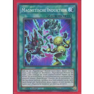 Yu-Gi-Oh! KICO-DE009  Magnetische Induktion 1.Auflage Super Rare