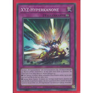 Yu-Gi-Oh! KICO-DE010 XYZ-Hyperkanone 1.Auflage Super Rare