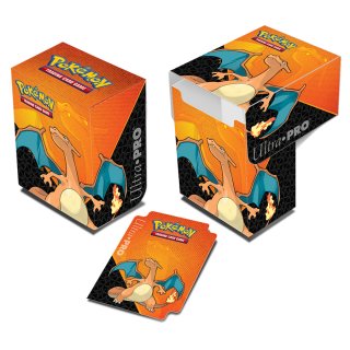 Pokemon Glurak / Charizard Card Case / Deck Box für 82 Karten NEU/OVP